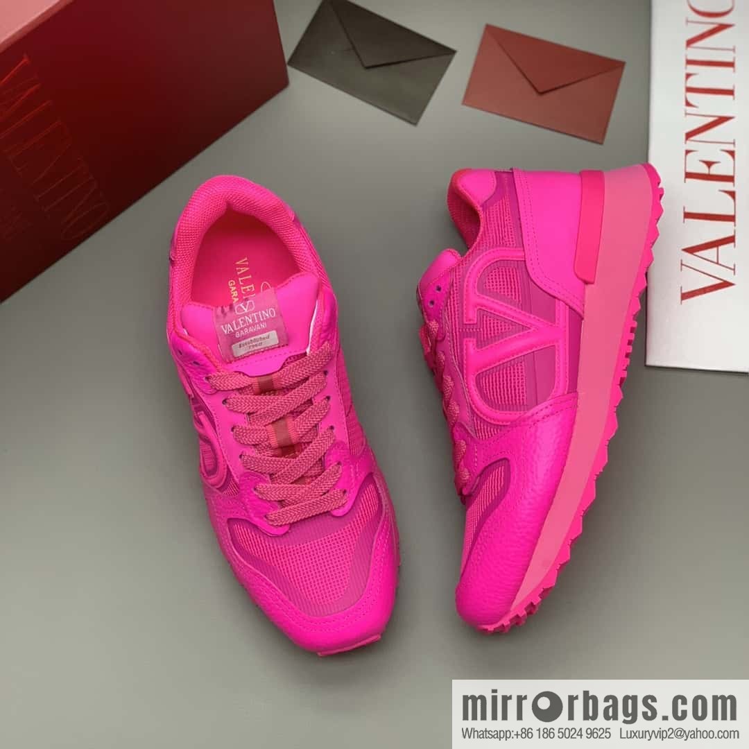 VALENTINO Valentino, logo design, low-top casual sneakers for couples