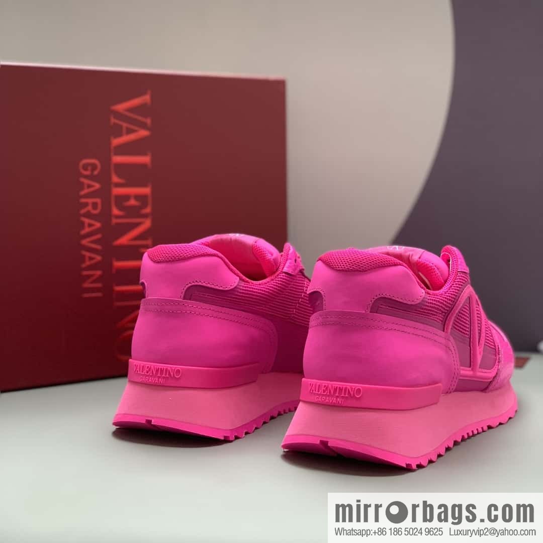 VALENTINO Valentino, logo design, low-top casual sneakers for couples