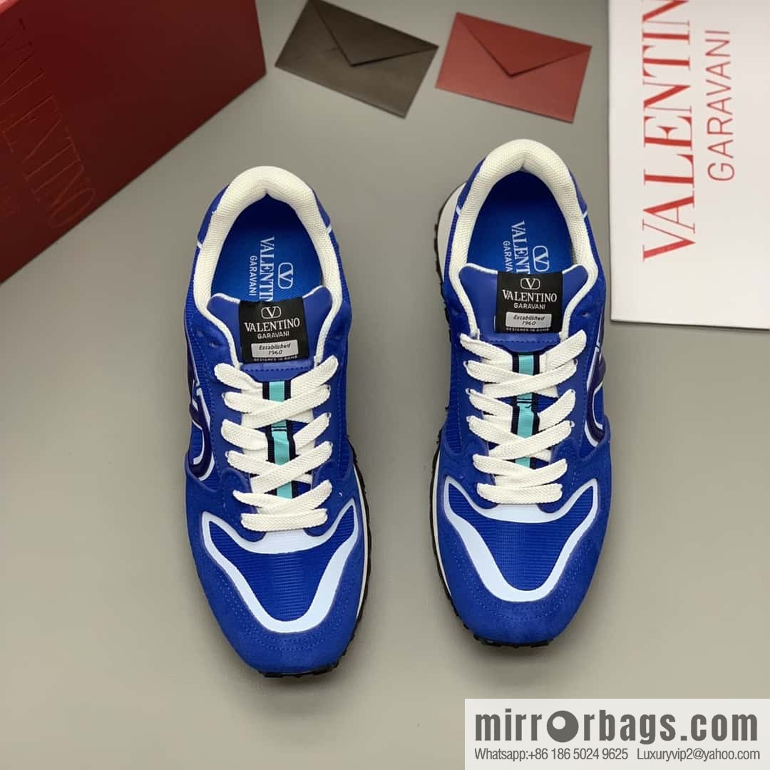 VALENTINO Valentino, logo design, men's low-top casual sneakers