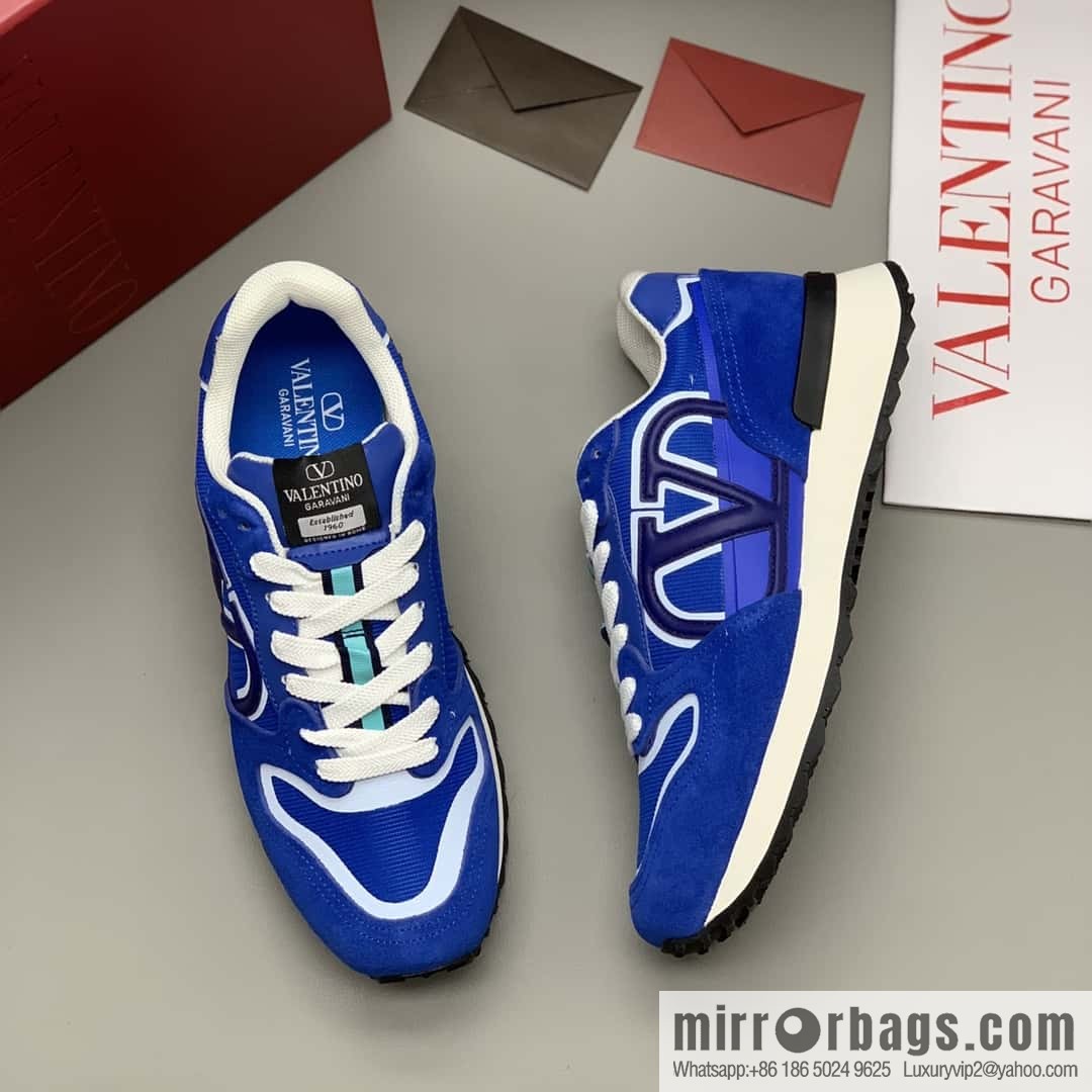 VALENTINO Valentino, logo design, men's low-top casual sneakers