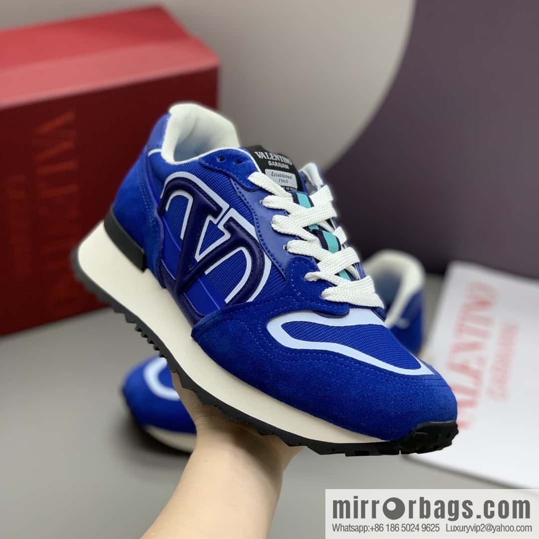 VALENTINO Valentino, logo design, men's low-top casual sneakers