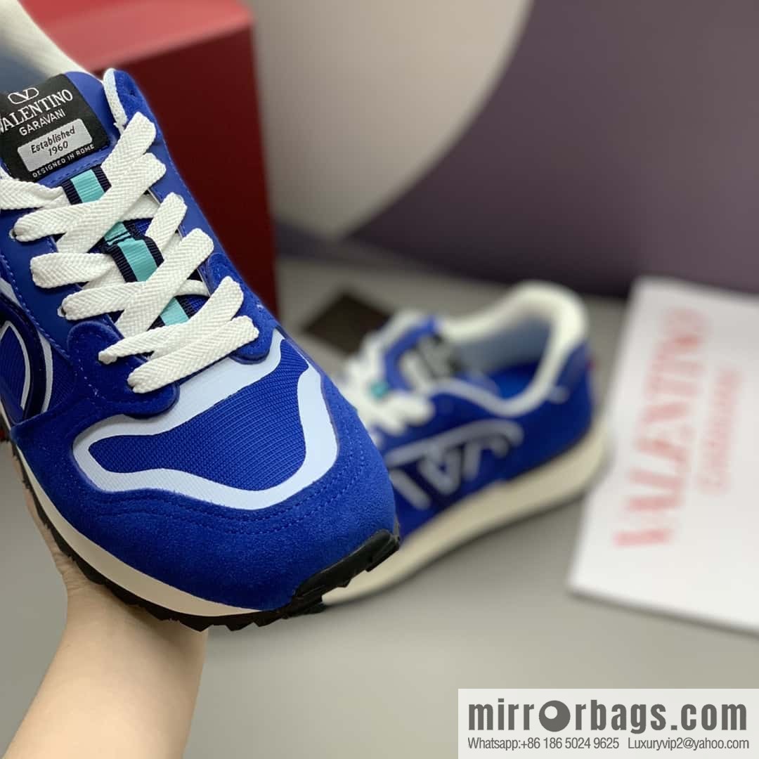 VALENTINO Valentino, logo design, men's low-top casual sneakers