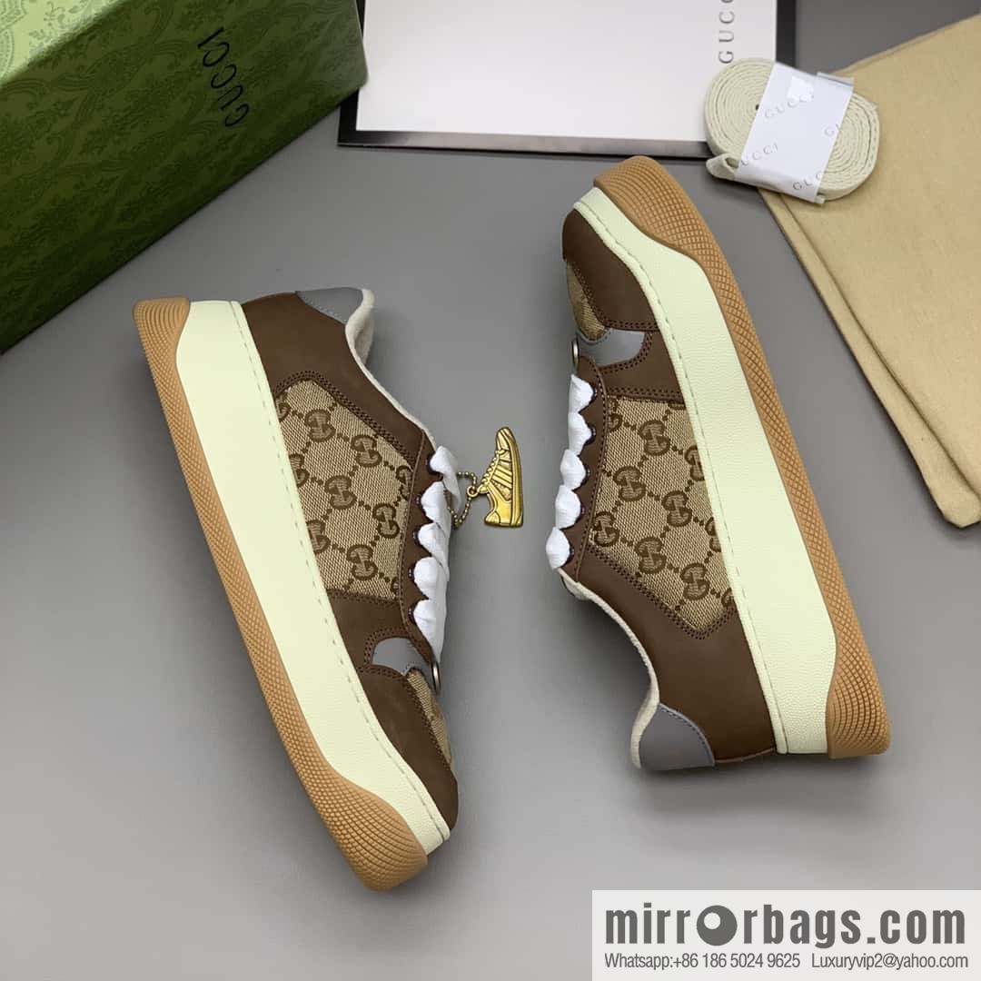 GUCCI couple thick-soled small dirty shoes