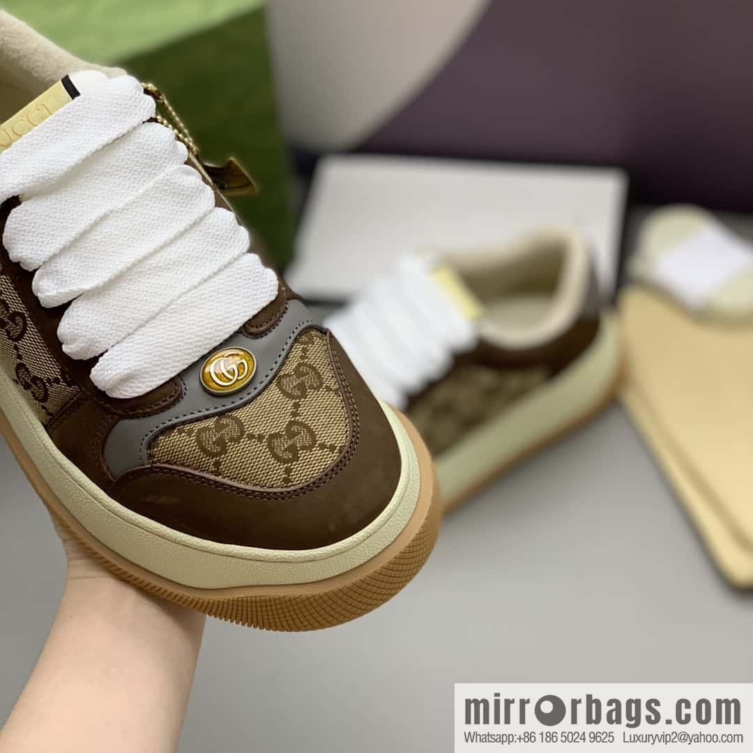 GUCCI couple thick-soled small dirty shoes