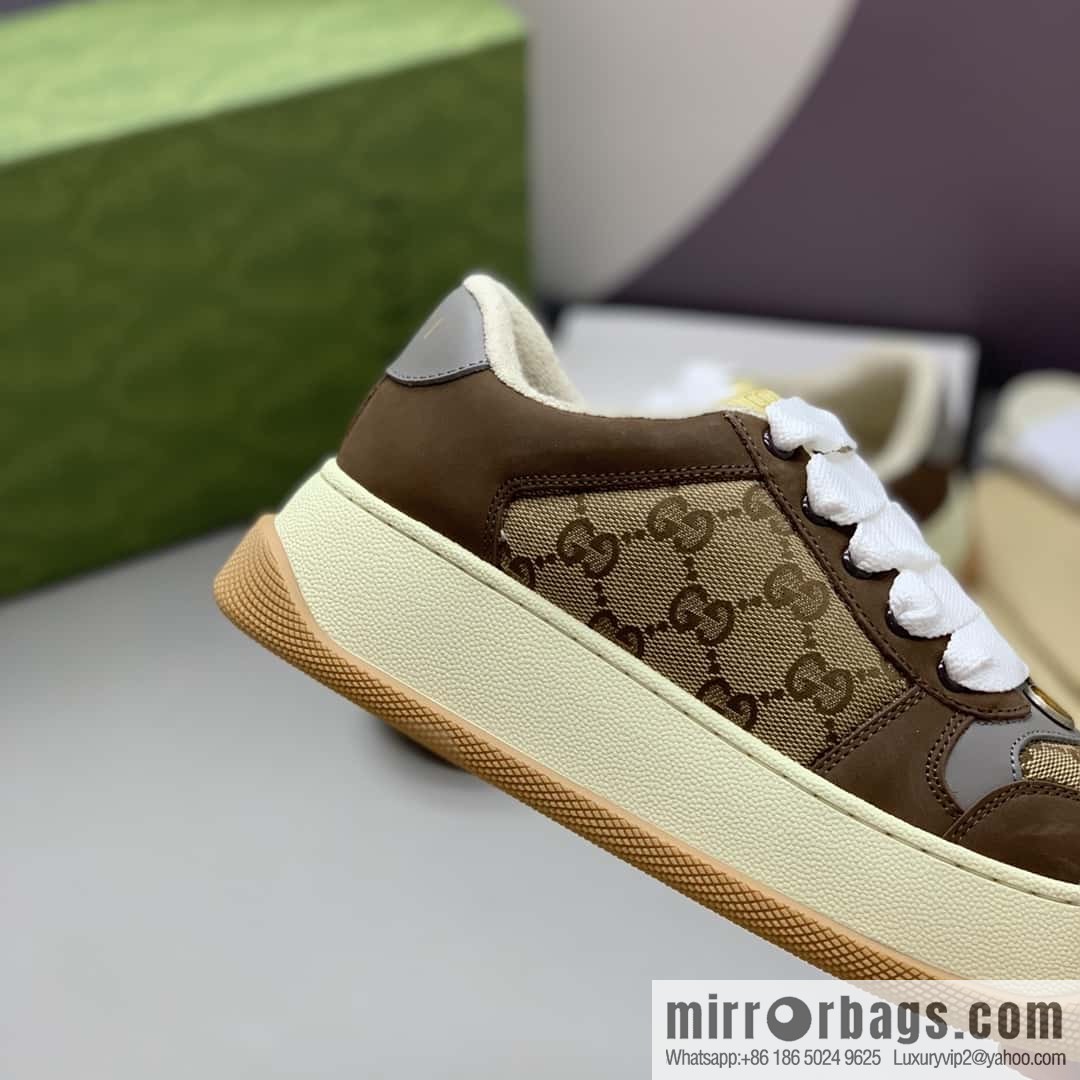 GUCCI couple thick-soled small dirty shoes