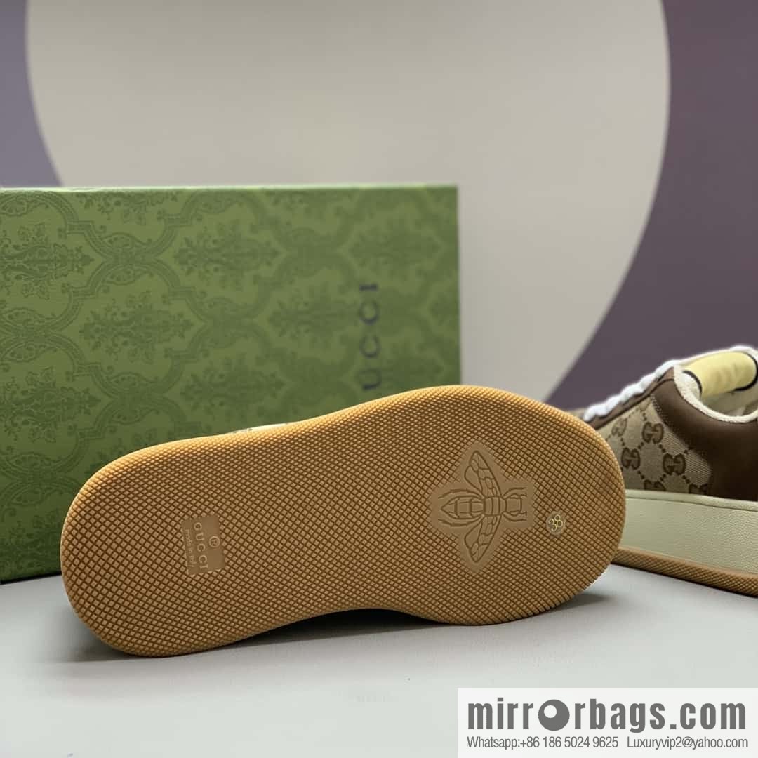 GUCCI couple thick-soled small dirty shoes