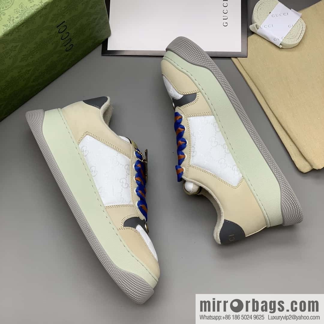 GUCCI couple thick-soled small dirty shoes