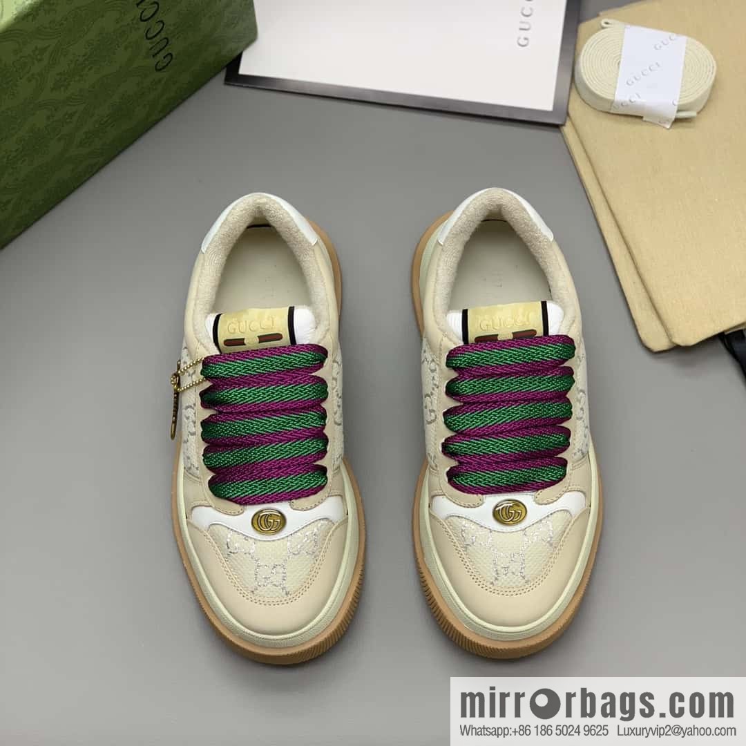 GUCCI couple thick-soled small dirty shoes