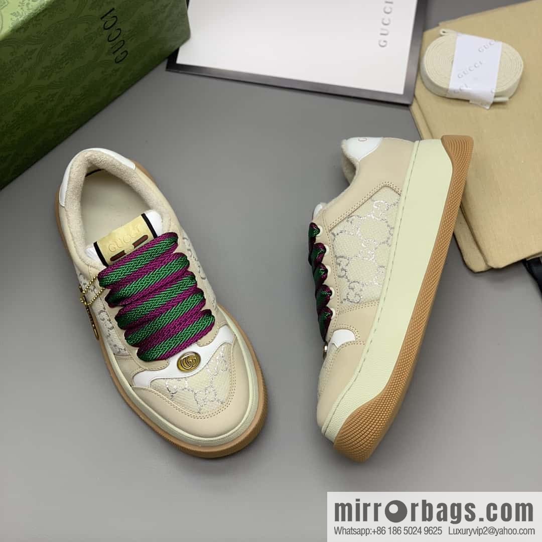 GUCCI couple thick-soled small dirty shoes