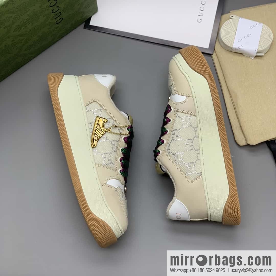 GUCCI couple thick-soled small dirty shoes