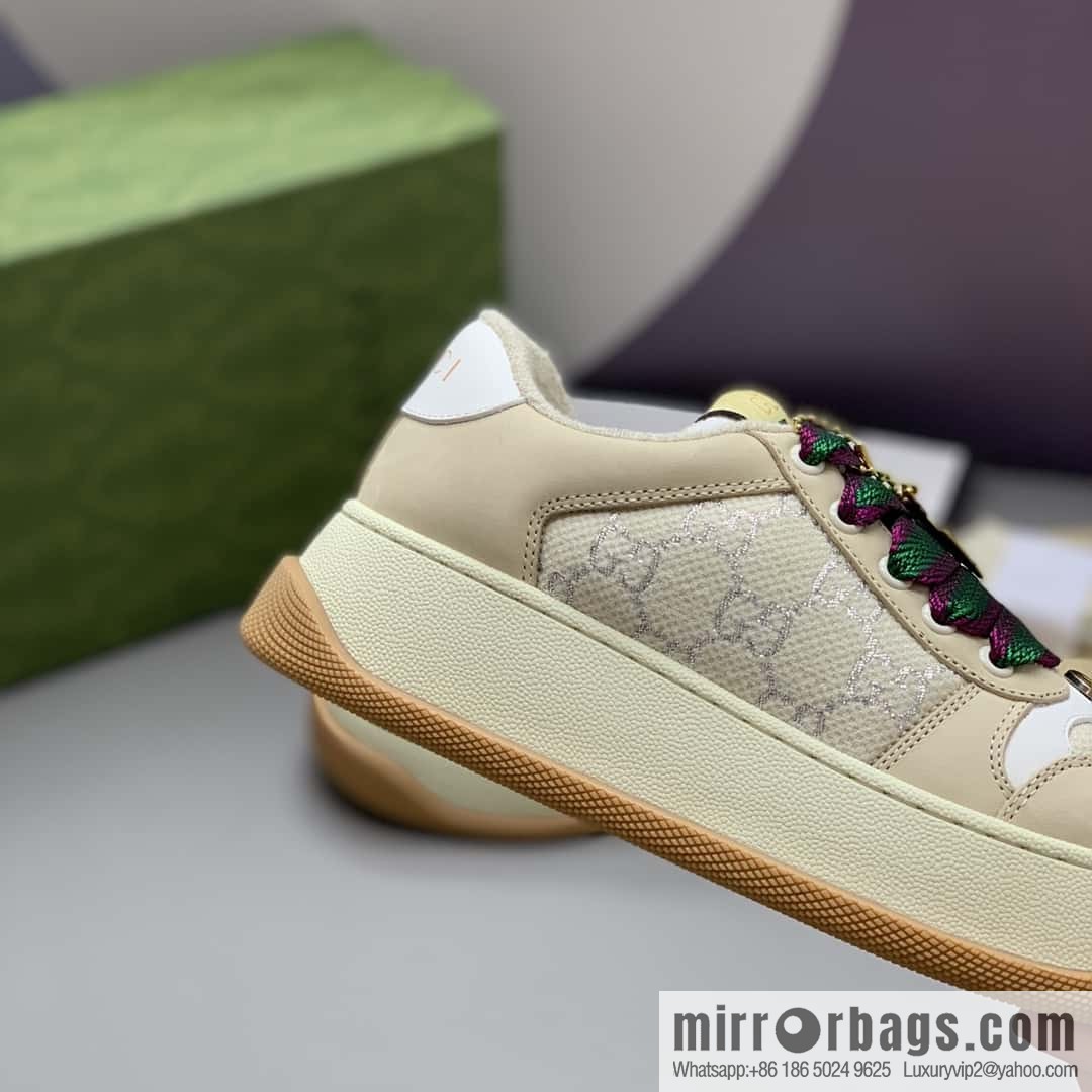 GUCCI couple thick-soled small dirty shoes