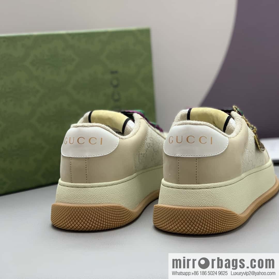 GUCCI couple thick-soled small dirty shoes