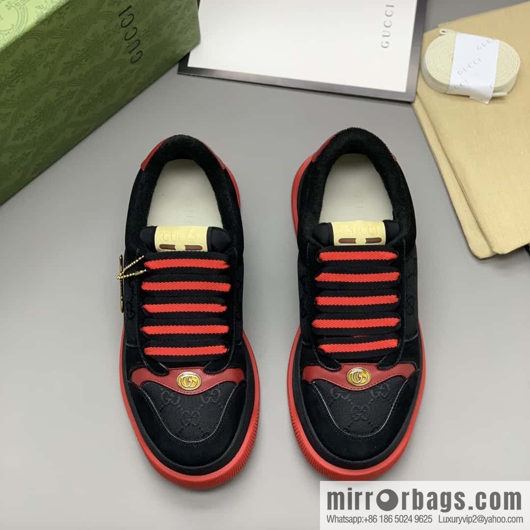 GUCCI couple thick-soled small dirty shoes