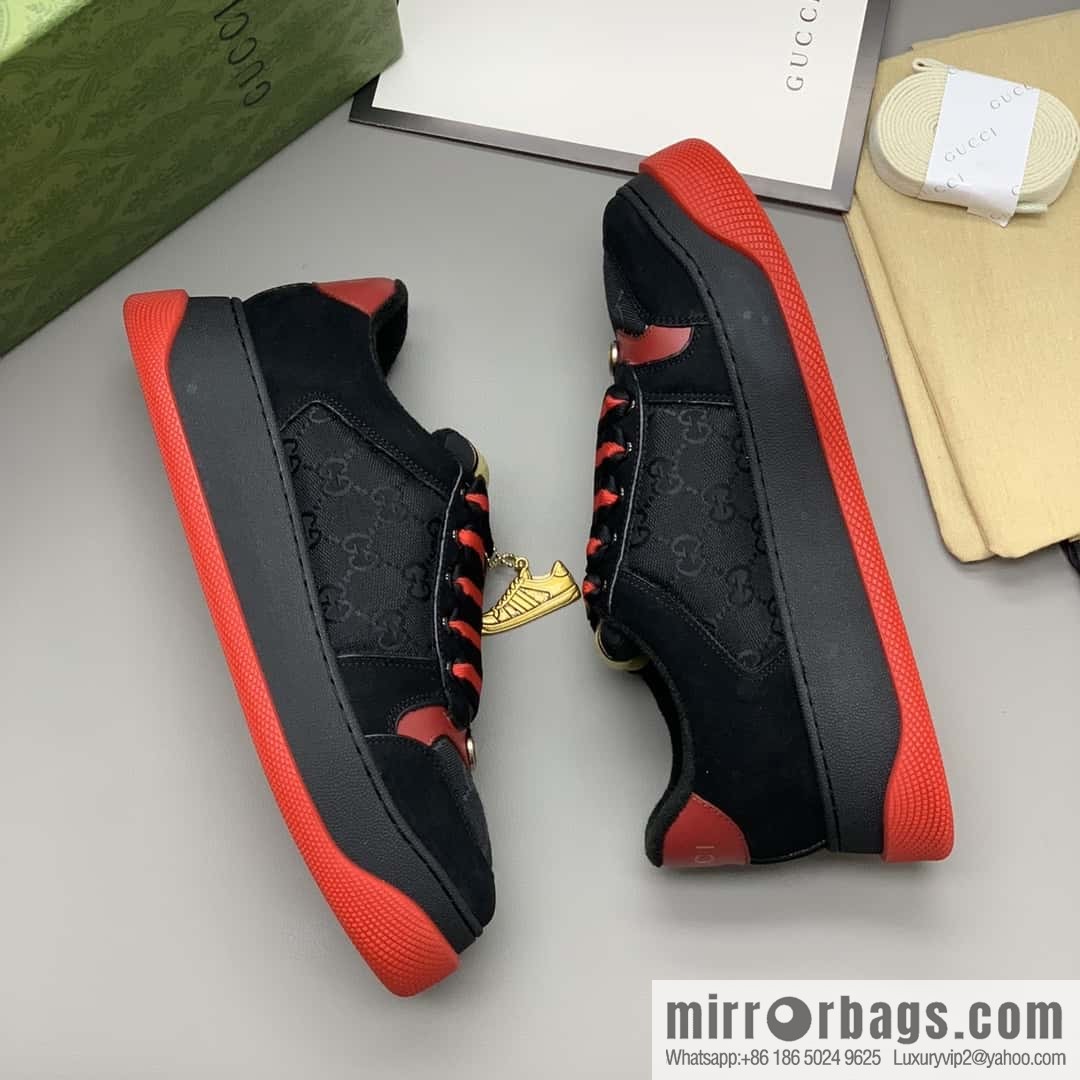 GUCCI couple thick-soled small dirty shoes