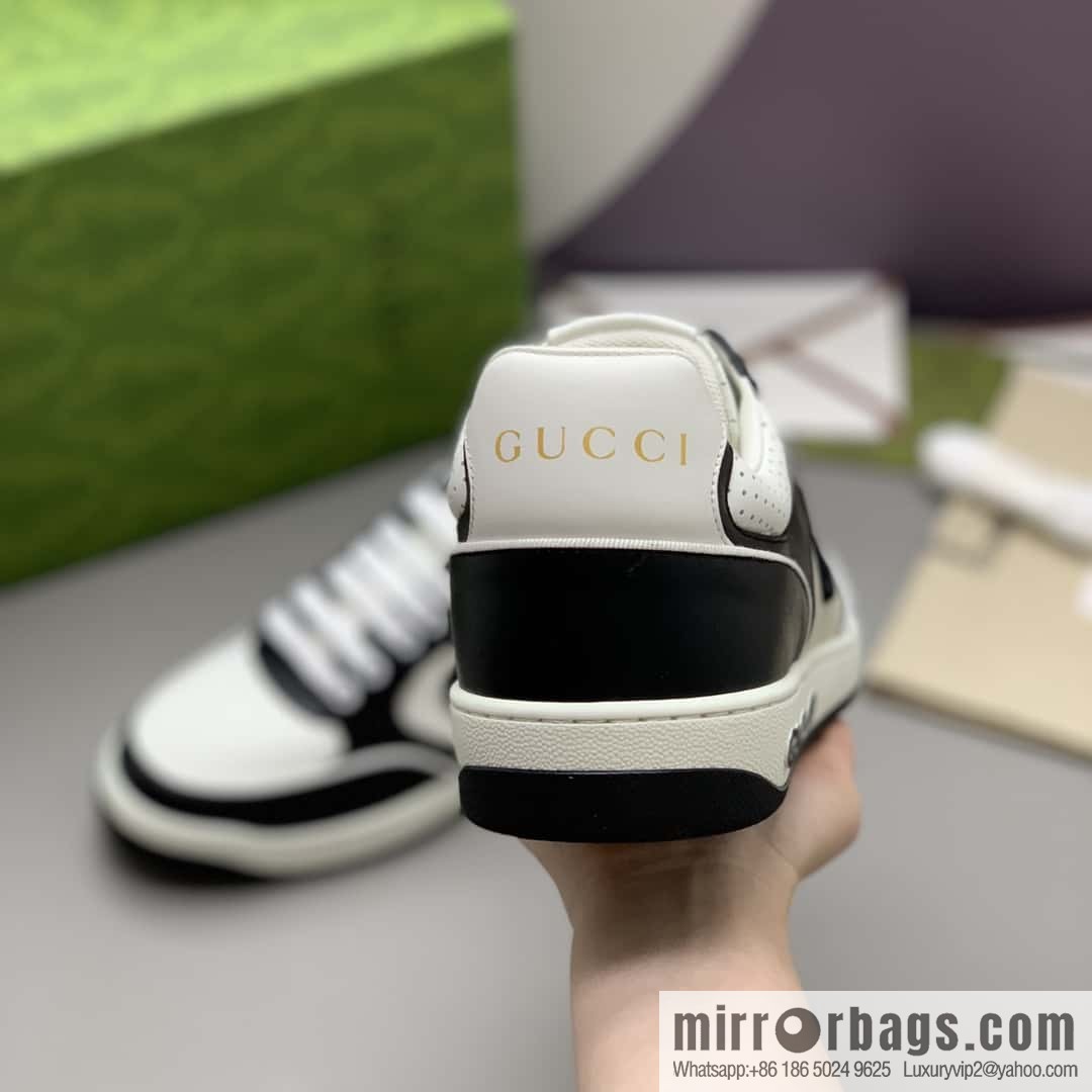 GUCCI side decoration classic double G men's casual shoes