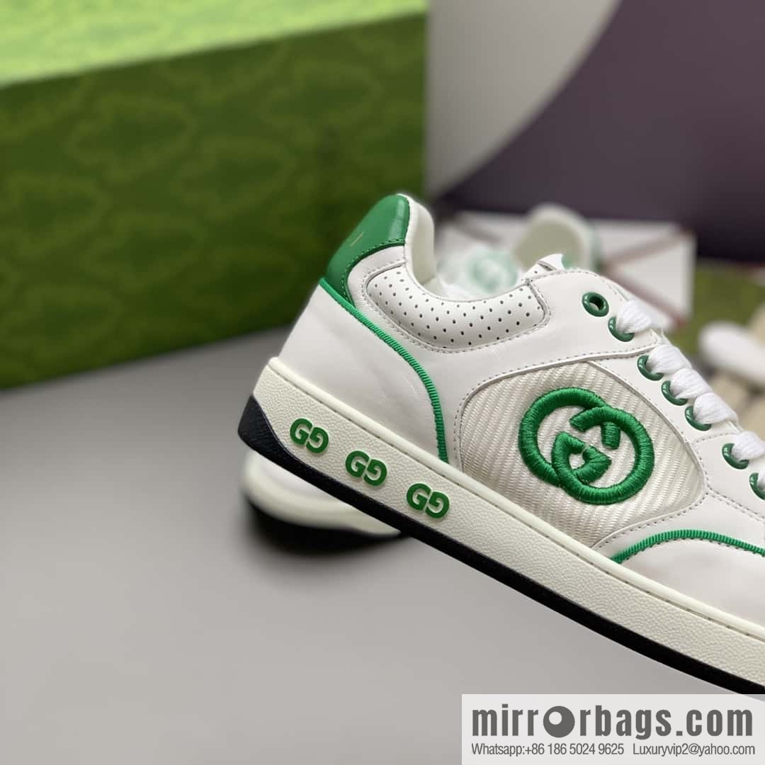GUCCI side decoration classic double G men's casual shoes