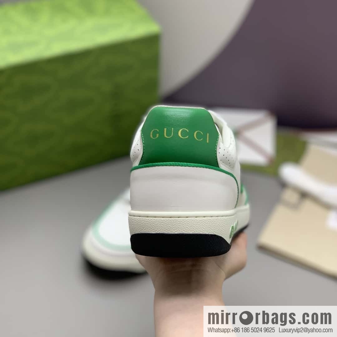 GUCCI side decoration classic double G men's casual shoes
