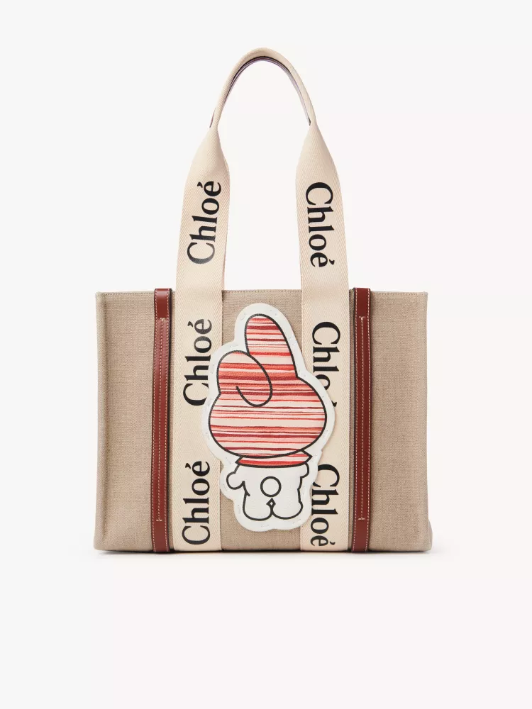Chloe x My Melody joint, medium Melody tote bag 37CM
