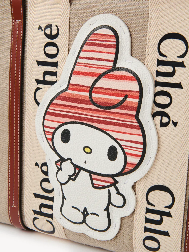 Chloe x My Melody joint, medium Melody tote bag 37CM