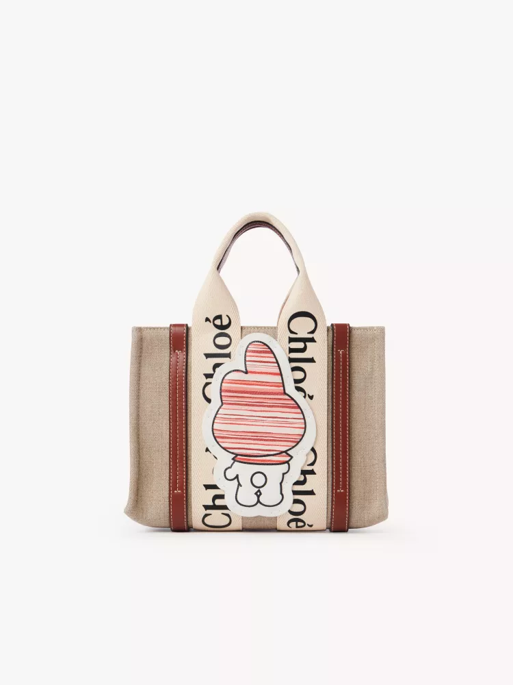 Chloe x My Melody joint, small Melody tote bag 26.5CM.