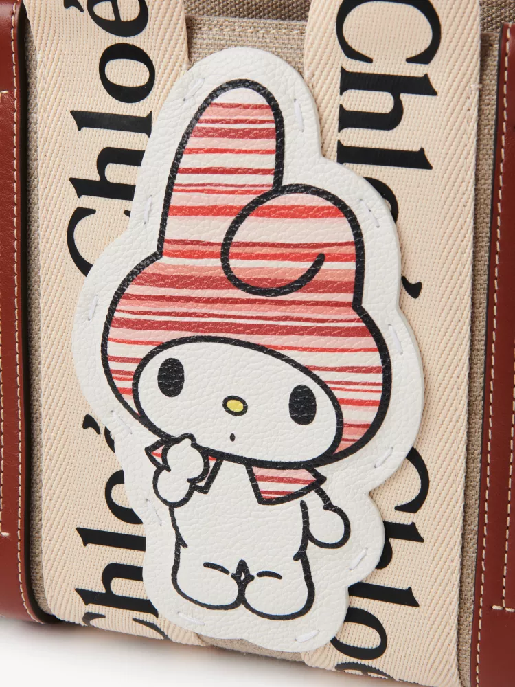 Chloe x My Melody joint, small Melody tote bag 26.5CM.
