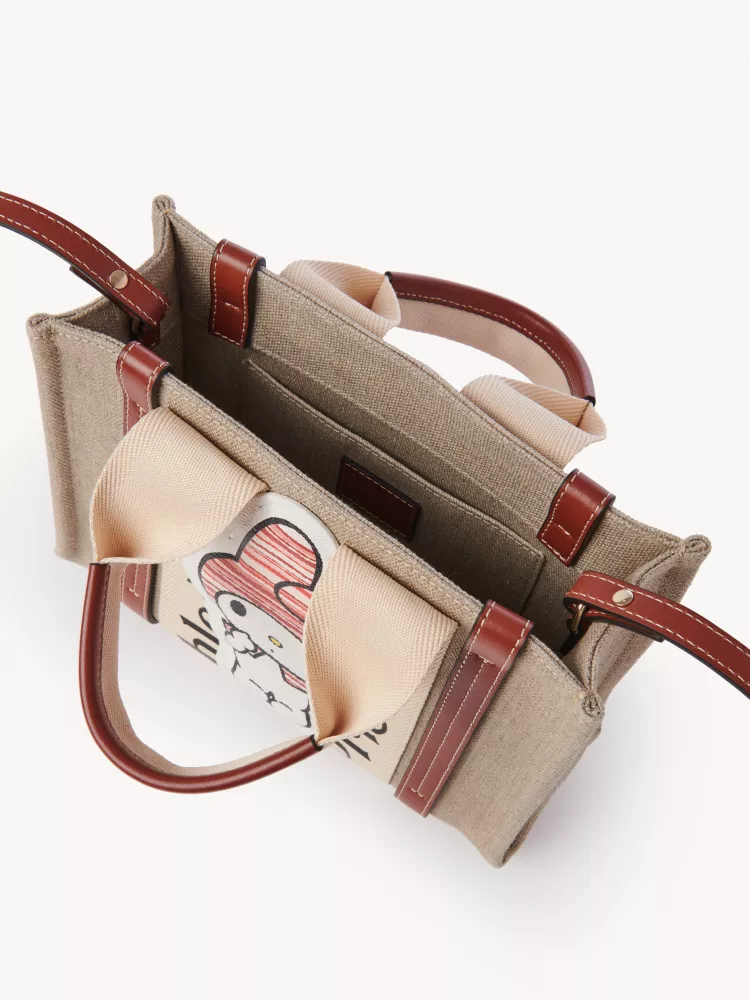 Chloe x My Melody joint, small Melody tote bag 26.5CM.