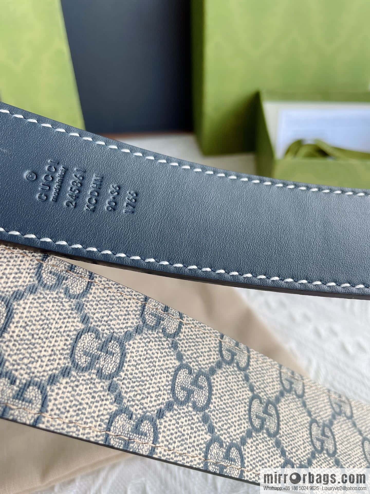 Gucci Gucci, exquisite polished double G buckle classic men's 3.8cm belt