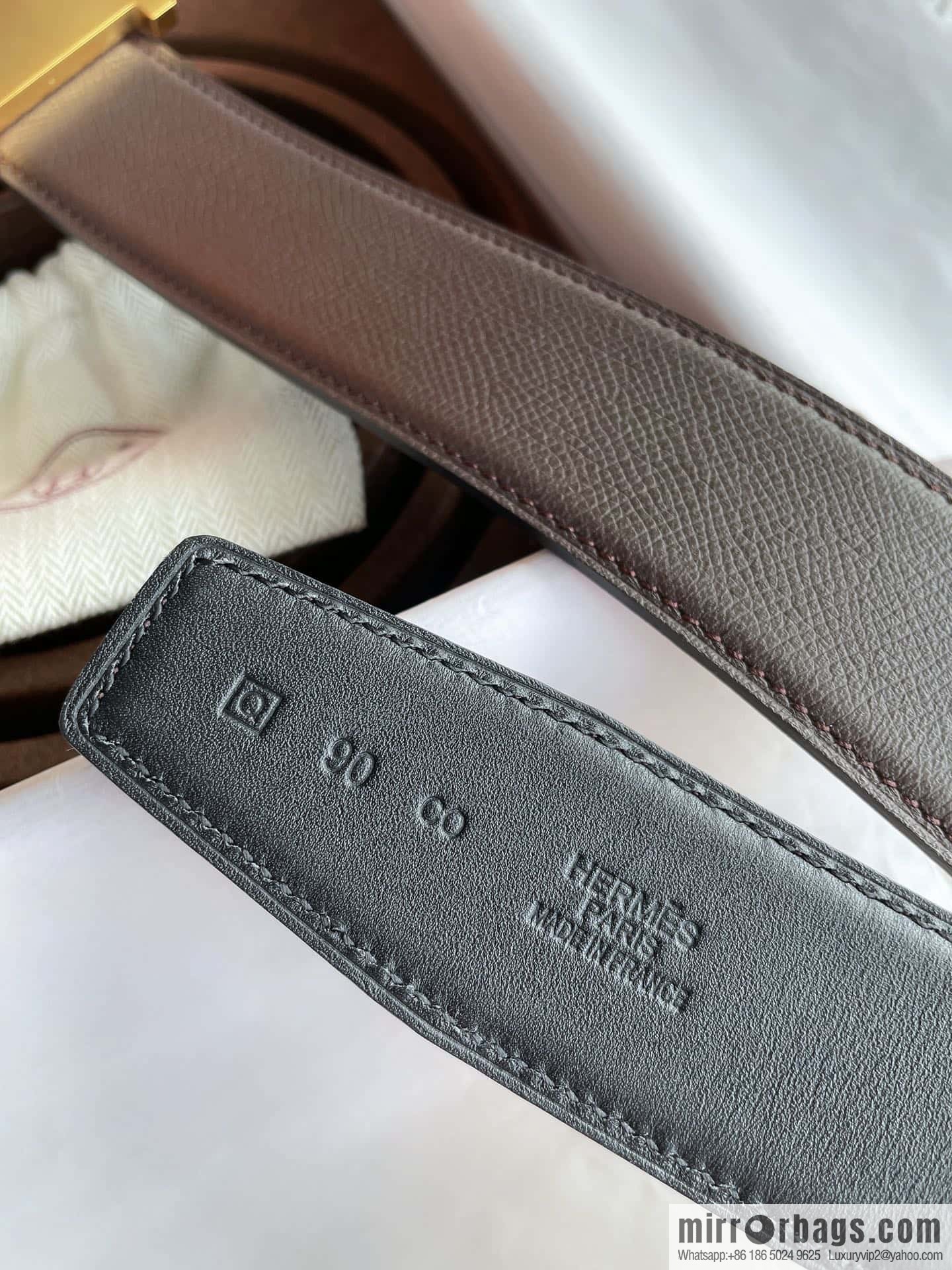 Hermes, classic 38mm men's business belt