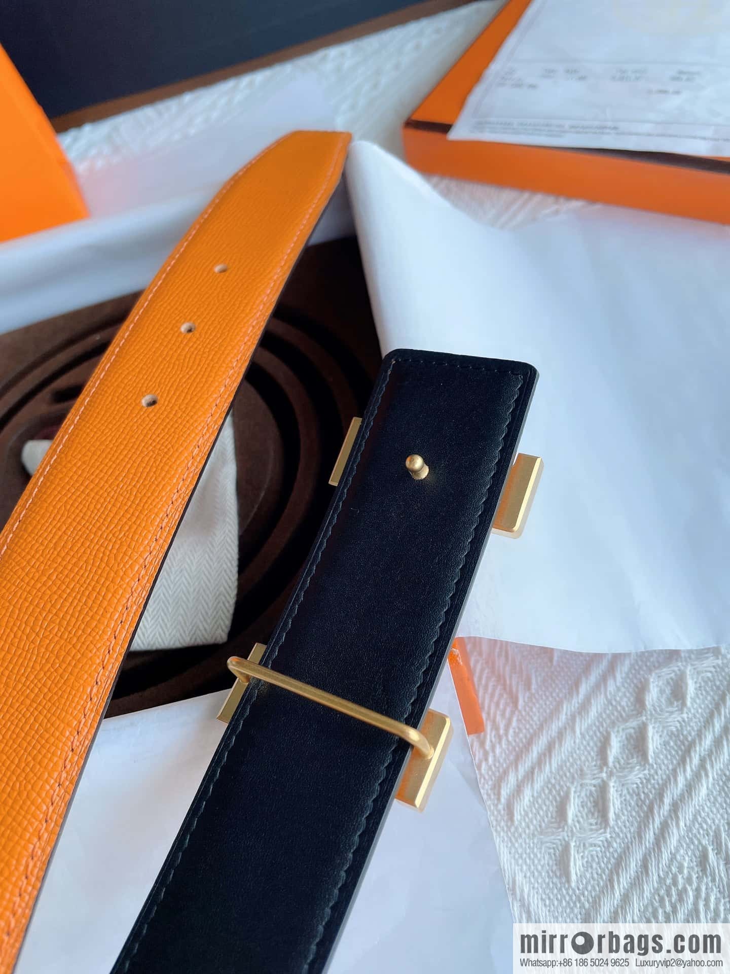 Hermes, classic 38mm men's business belt