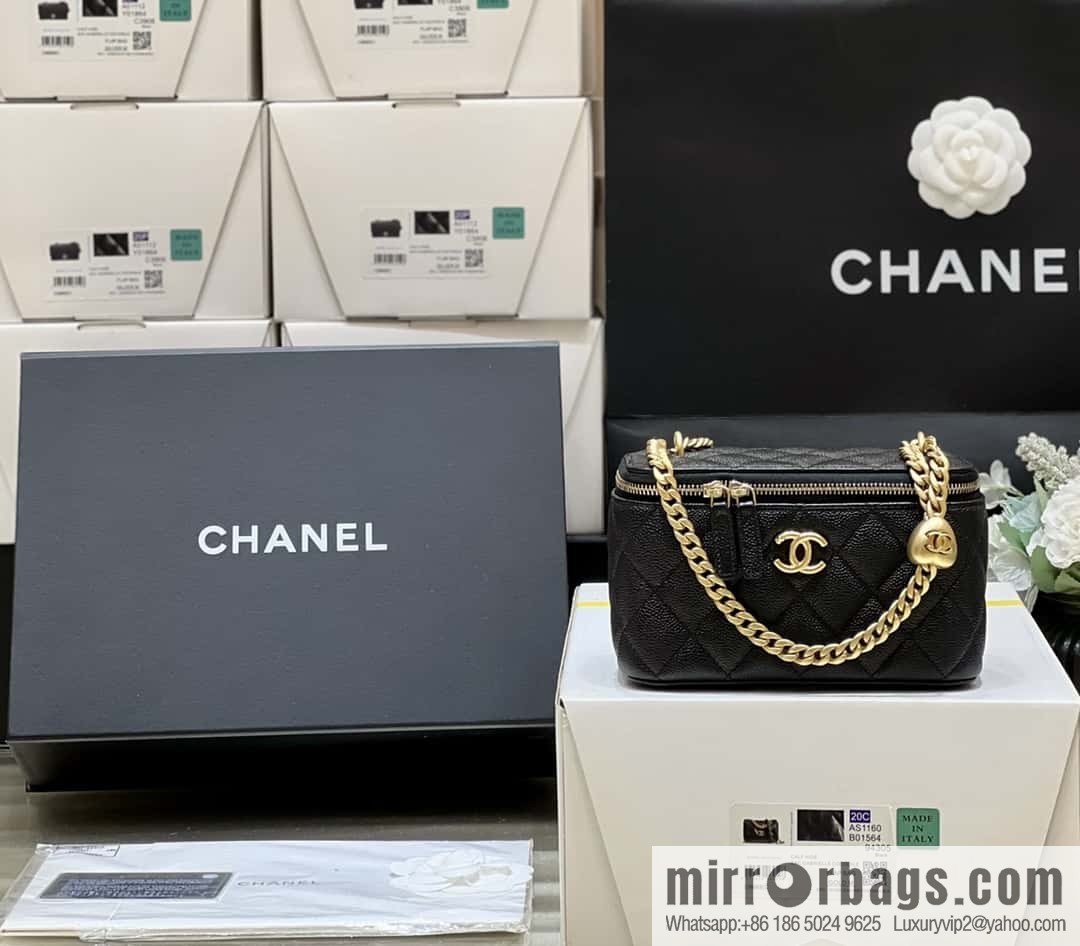 CHANEL 23P spring and summer trailer series, love adjustment buckle big explosion long box AP3204 black