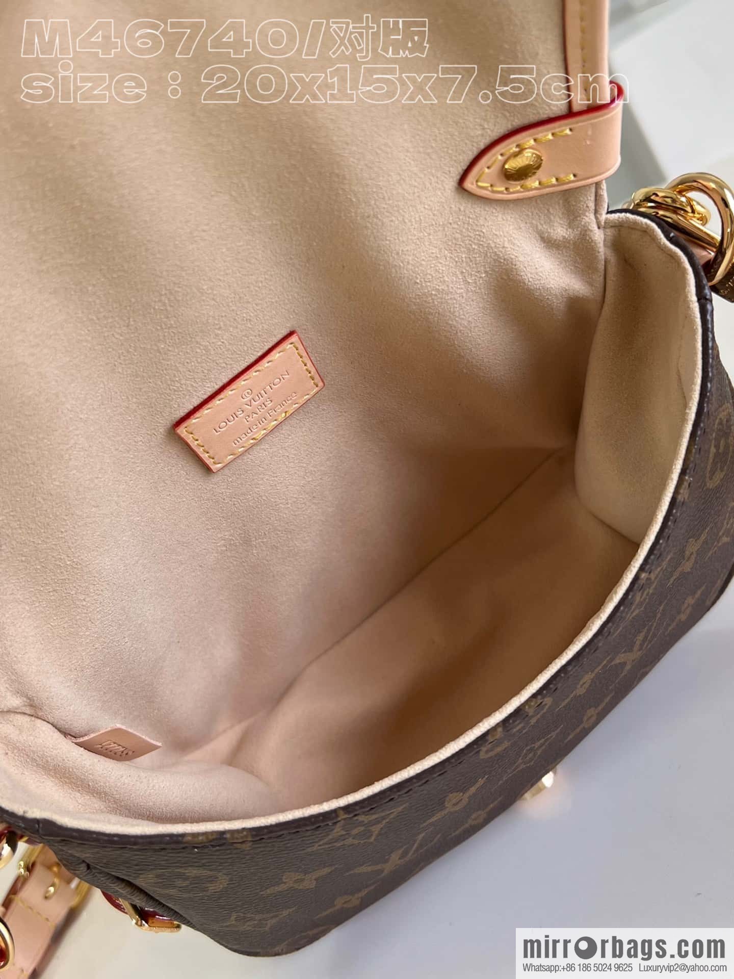 LV M46740 SAUMUR BB handbag