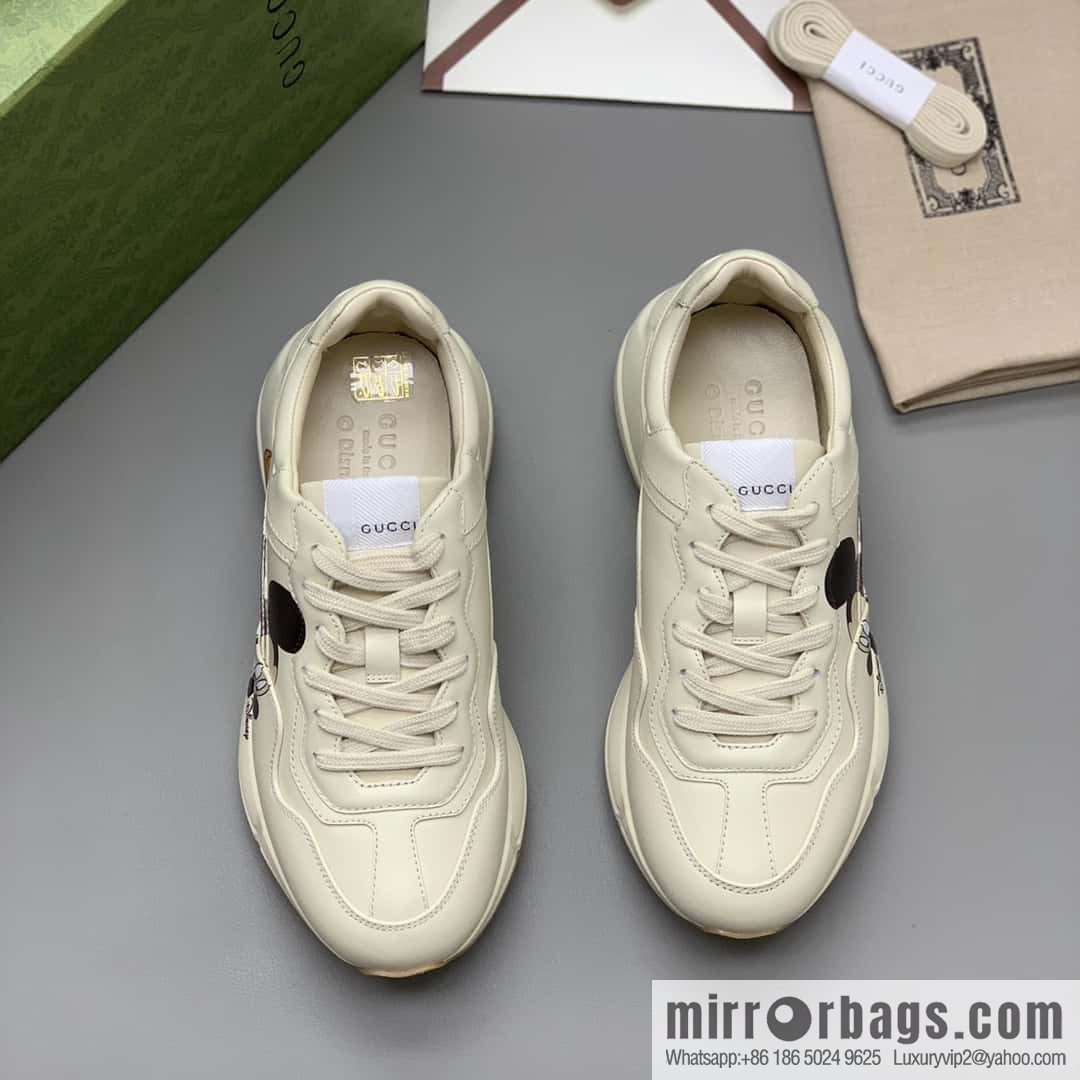 GUCCI men's and women's retro sneakers