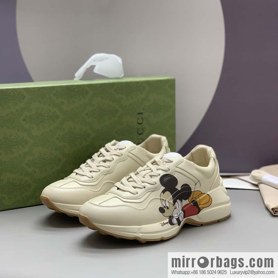 GUCCI men's and women's retro sneakers