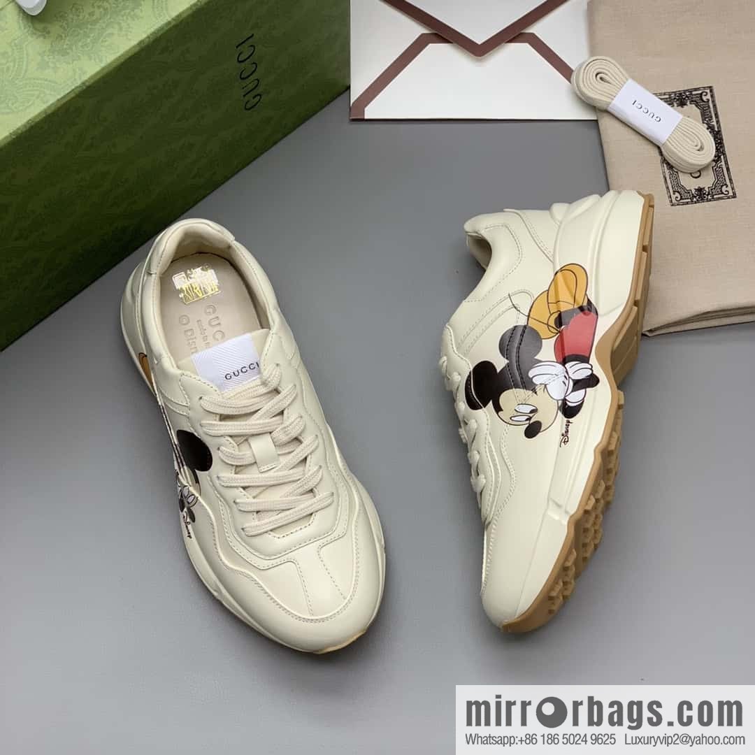 GUCCI men's and women's retro sneakers