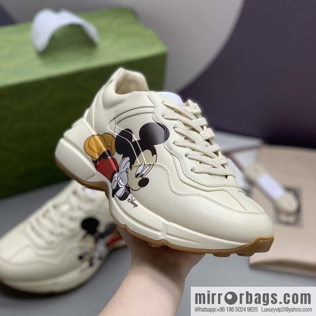 GUCCI men's and women's retro sneakers