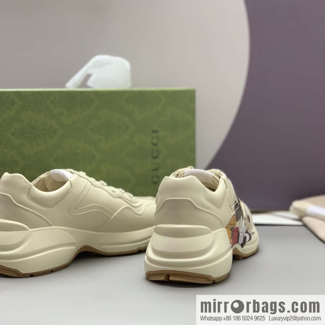 GUCCI men's and women's retro sneakers