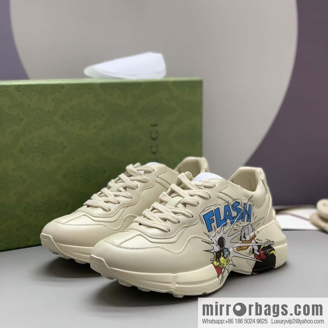 GUCCI men's and women's retro sneakers