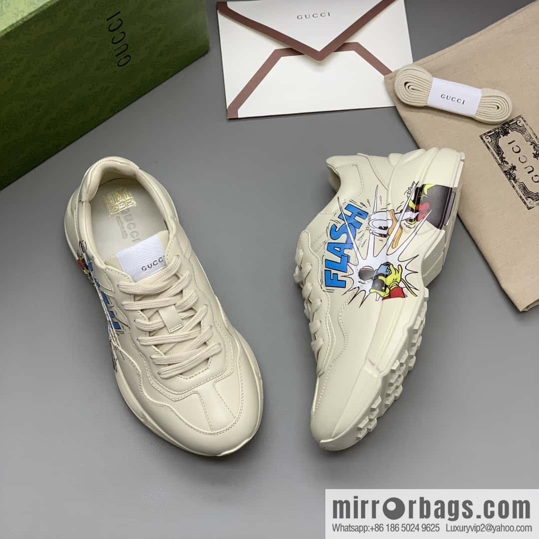 GUCCI men's and women's retro sneakers