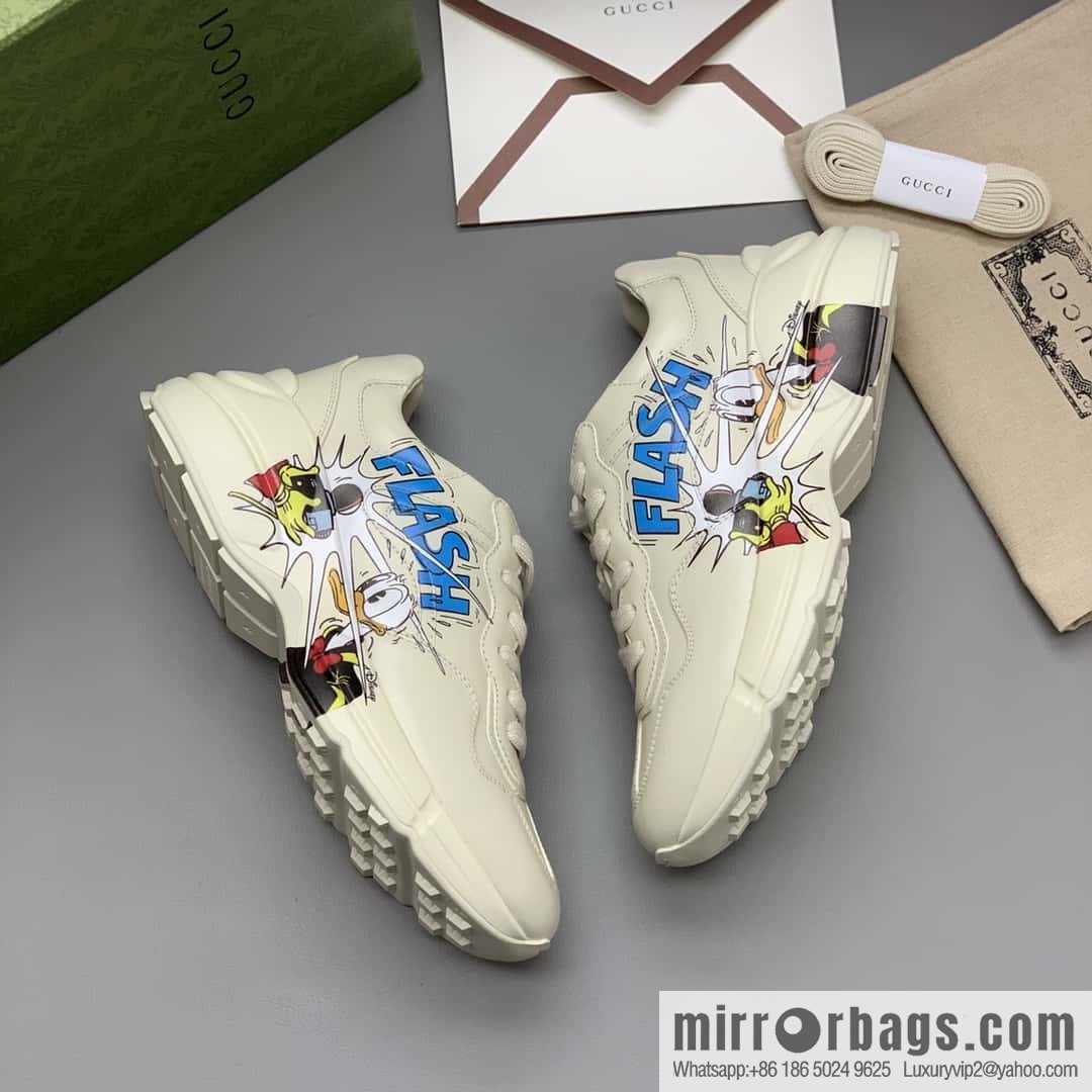 GUCCI men's and women's retro sneakers