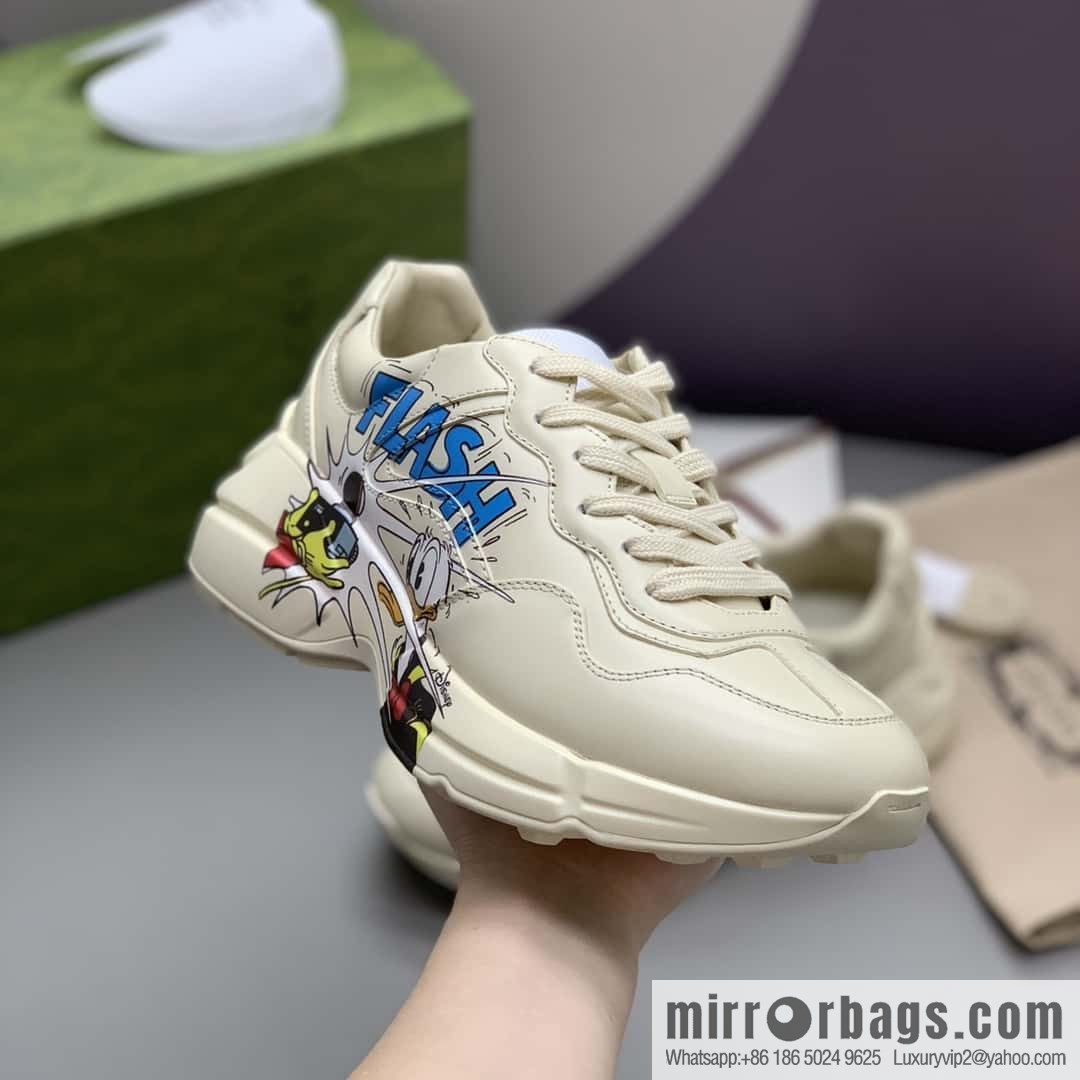 GUCCI men's and women's retro sneakers