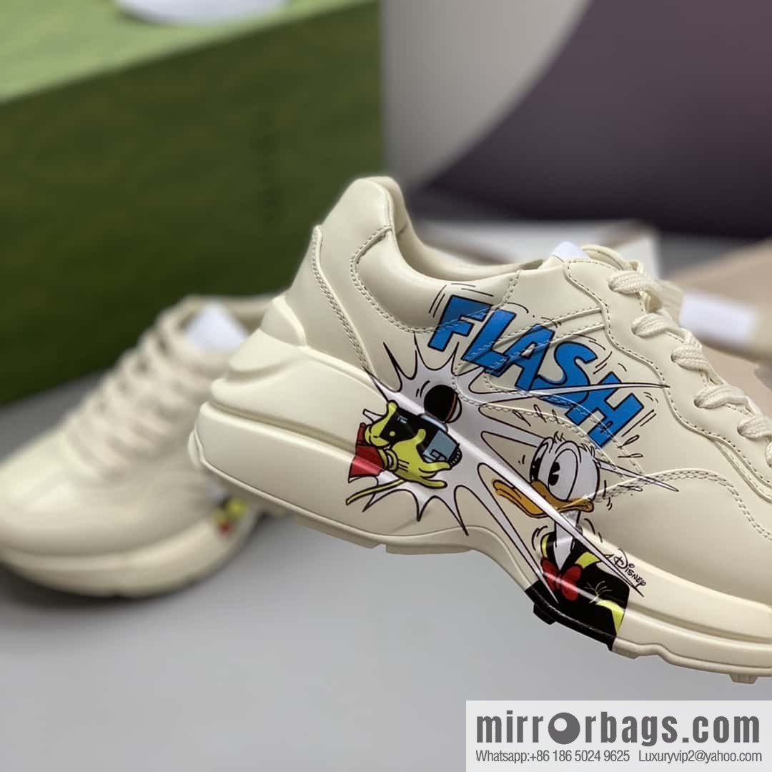 GUCCI men's and women's retro sneakers