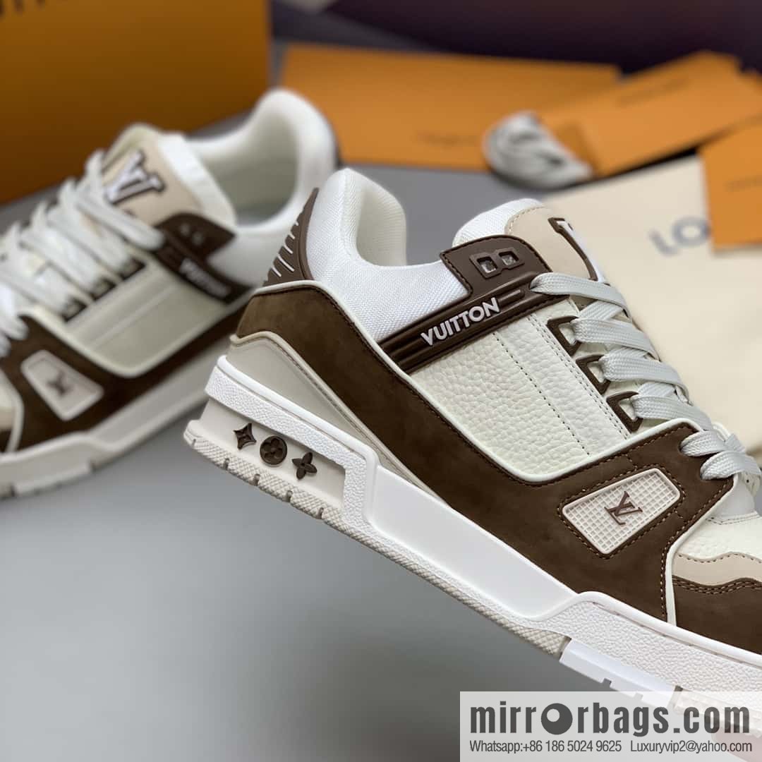 LV Vuitton logo, sports and leisure shoes for couples