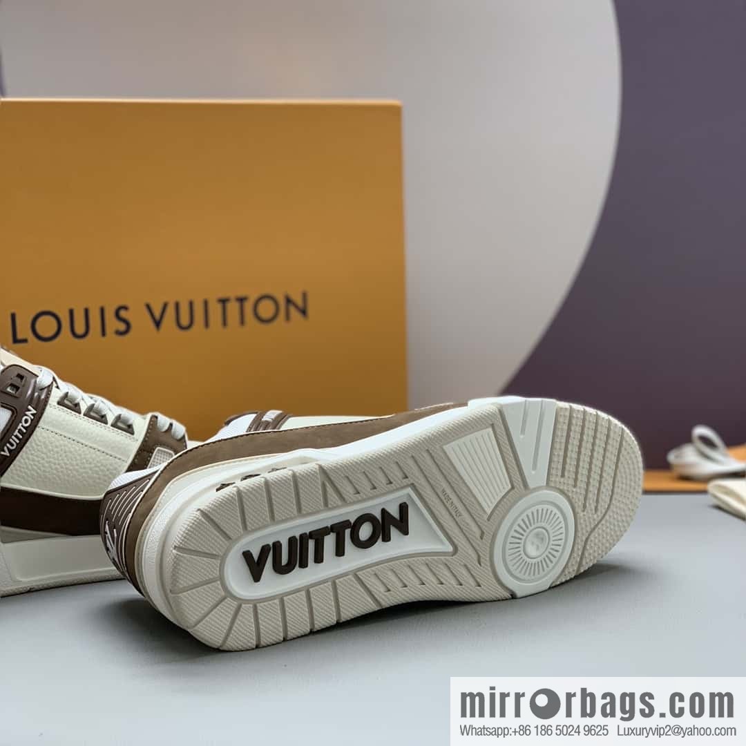 LV Vuitton logo, sports and leisure shoes for couples
