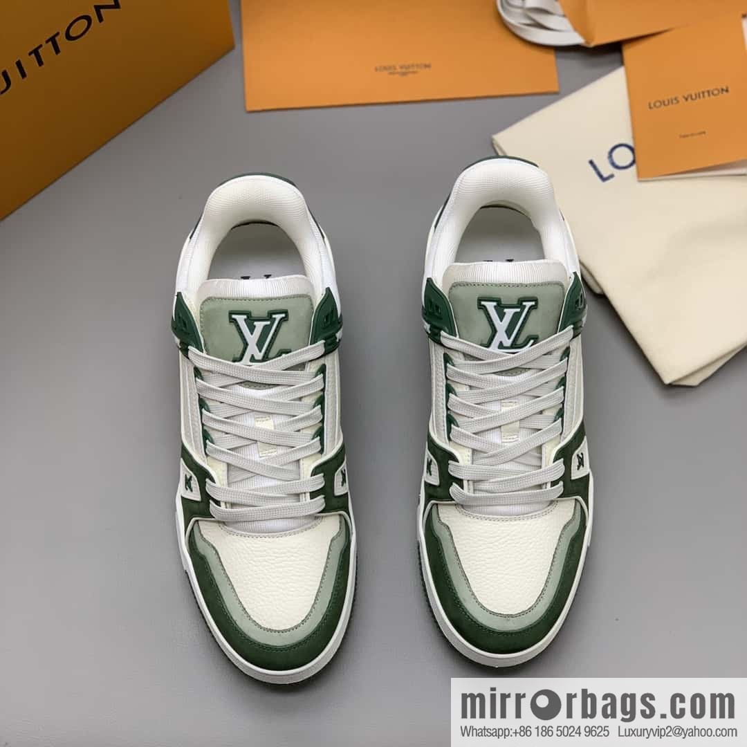 LV Vuitton logo, sports and leisure shoes for couples