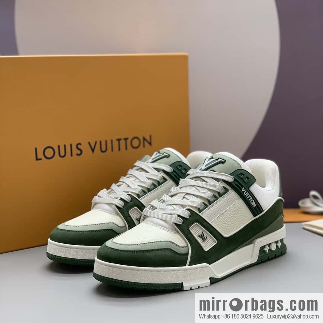 LV Vuitton logo, sports and leisure shoes for couples