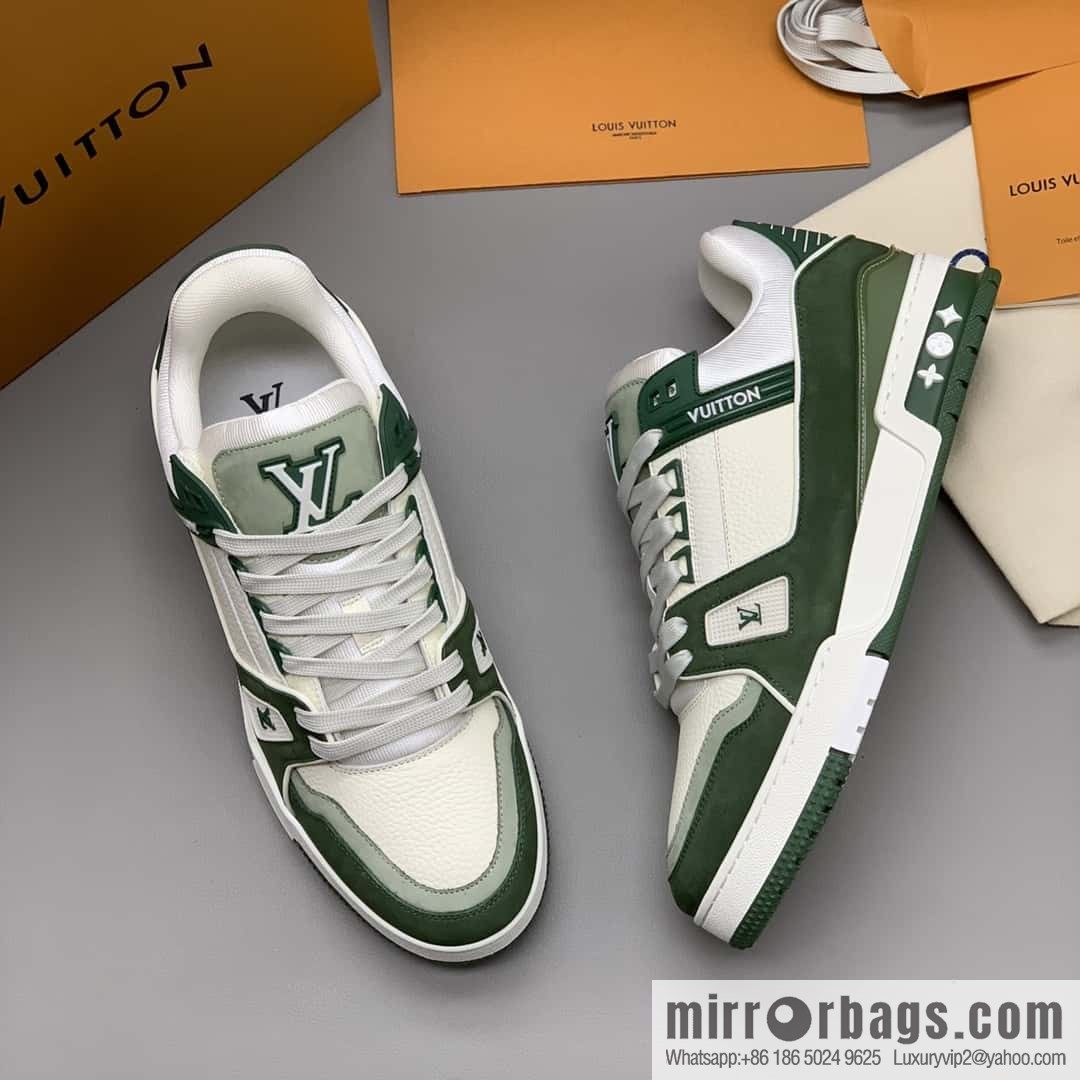 LV Vuitton logo, sports and leisure shoes for couples