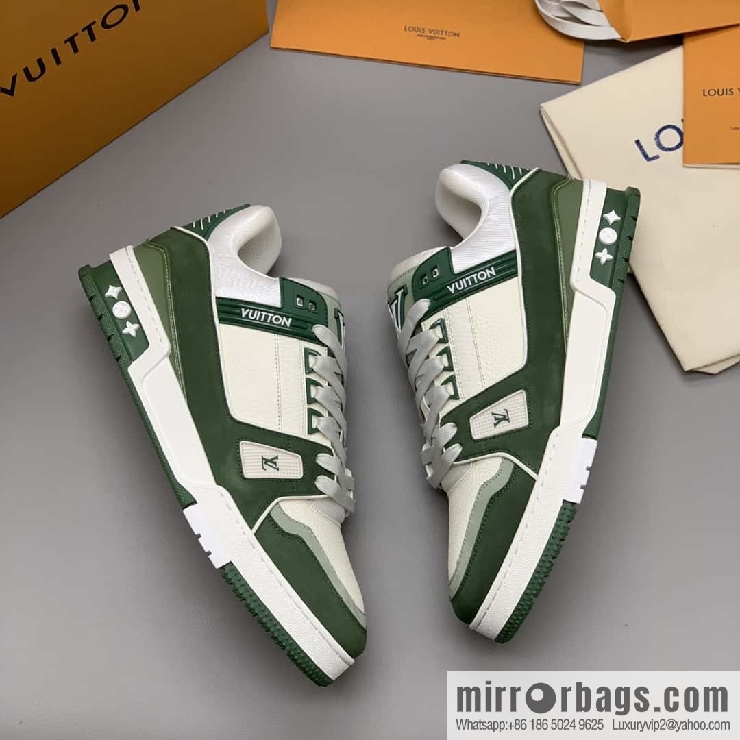 LV Vuitton logo, sports and leisure shoes for couples