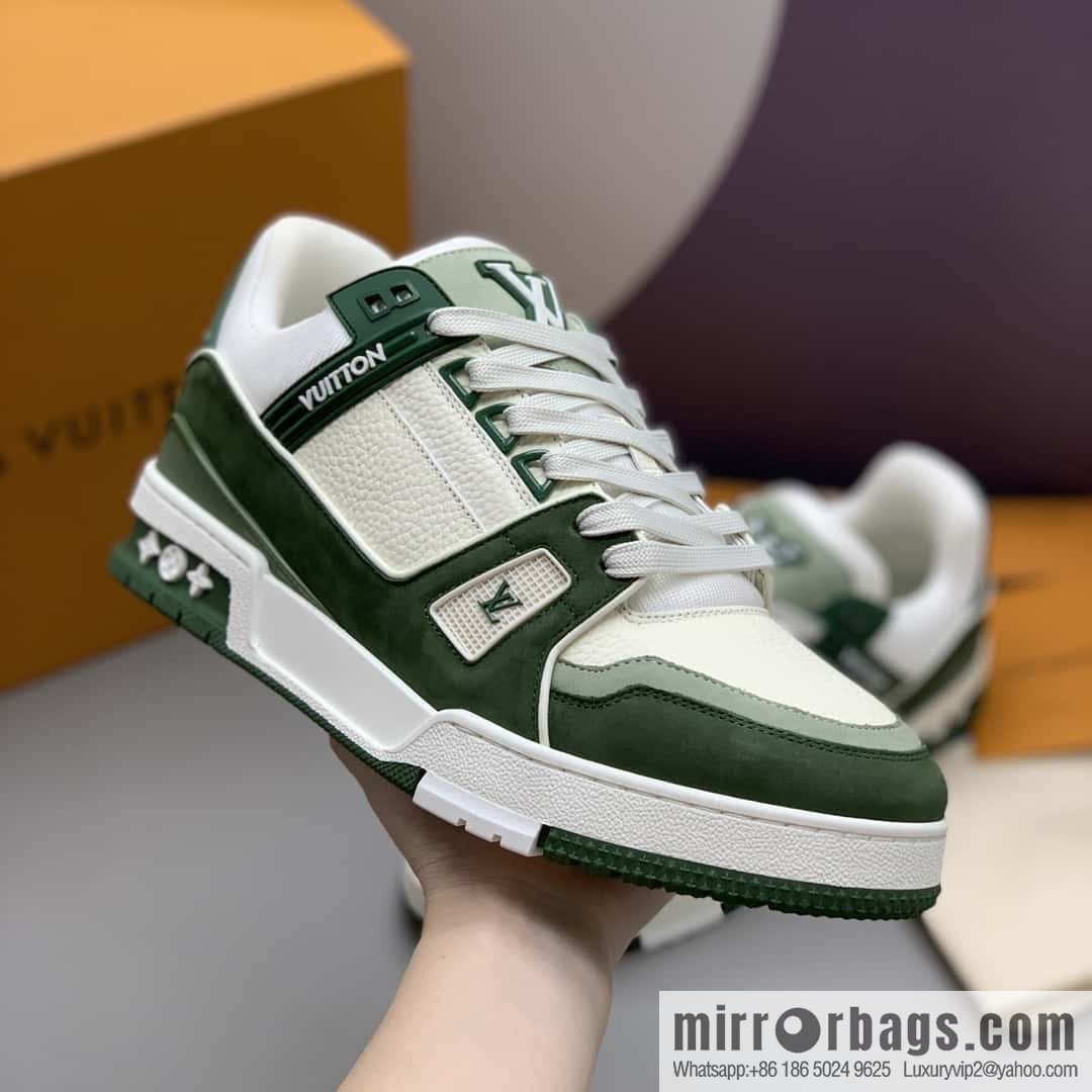 LV Vuitton logo, sports and leisure shoes for couples