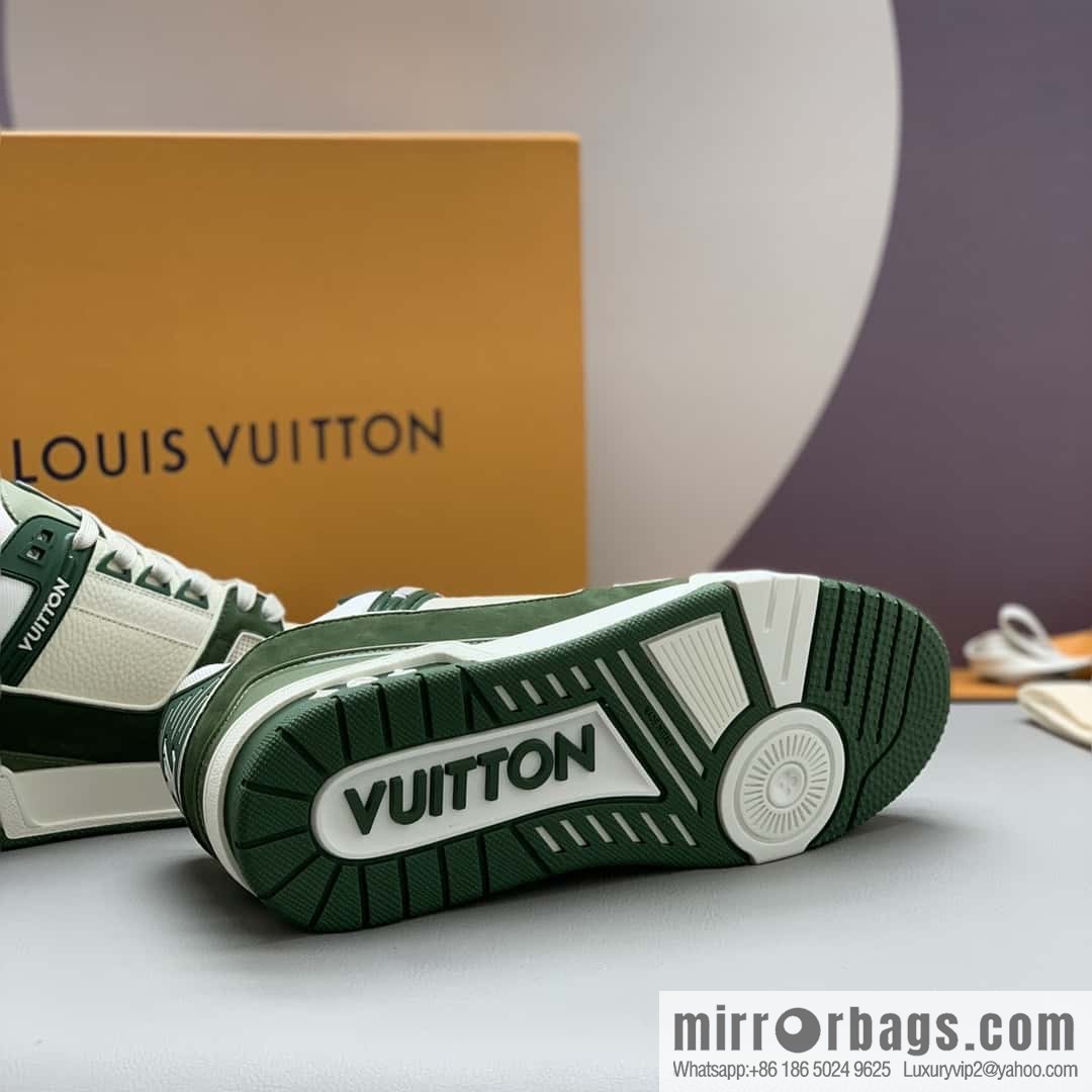 LV Vuitton logo, sports and leisure shoes for couples