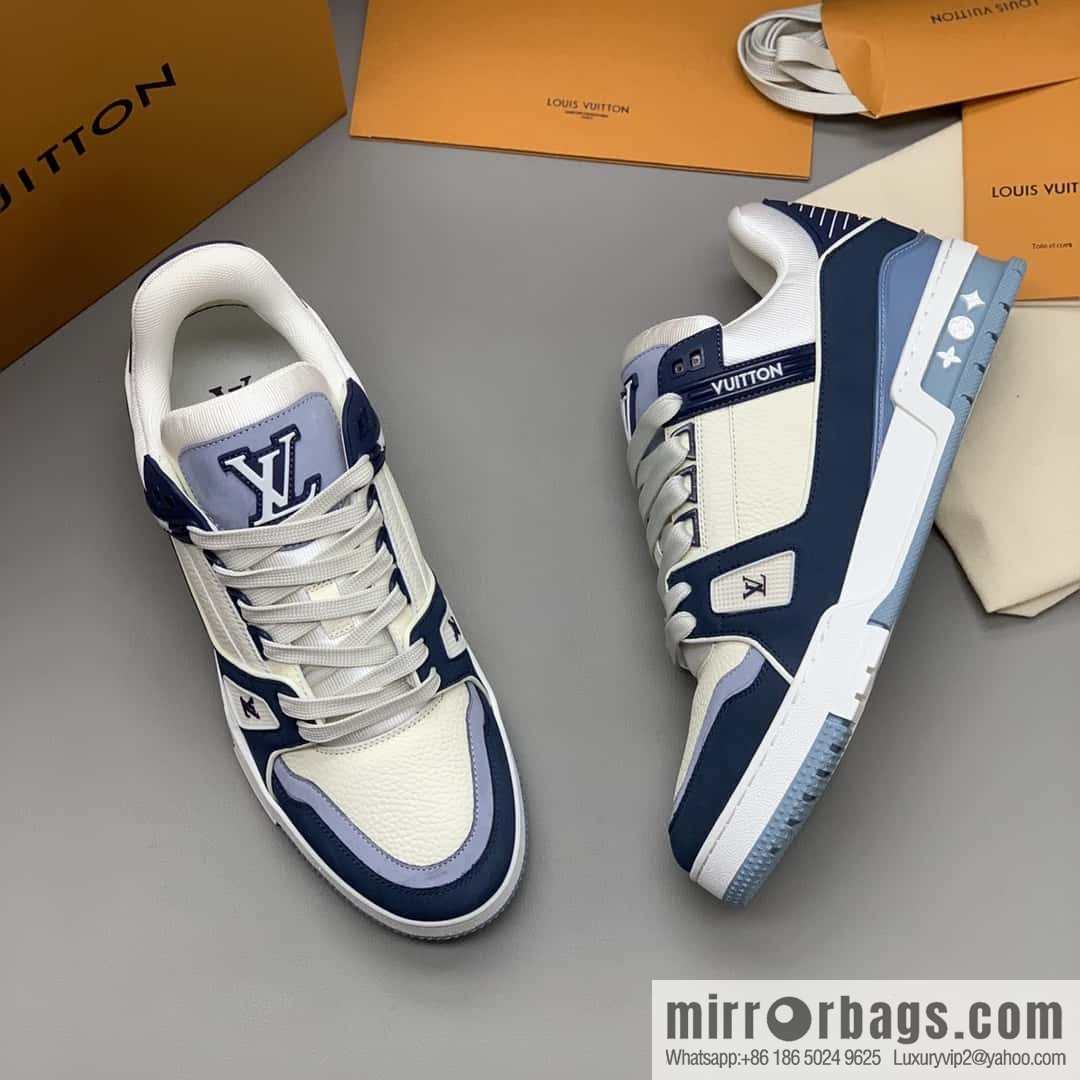 LV Vuitton logo, sports and leisure shoes for couples